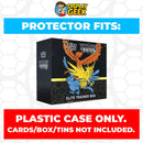 Plastic Protector for Pokemon TCG 2019 Sun & Moon Hidden Fates Moltres, Articuno, Zapdos ETB Elite Trainer Box