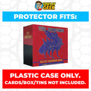 Plastic Protector for Pokemon TCG 2020 Sword & Shield Zacian ETB Elite Trainer Box