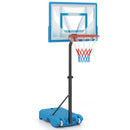 Pool Basketball Hoop with Adjustable Height and Weighted Base