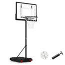 Adjustable Pool Basketball Hoop with LED Lights