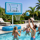 Pool Basketball Hoop Set with 2 Balls and Pump