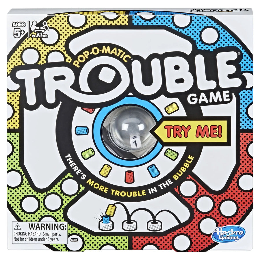 Pop-O-Matic Trouble Board Game