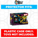 Pop Protector for Pop & Tee Venom Eddie Brock Blacklight #869 Funko Box