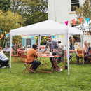 10 x 10 Feet Outdoor Pop-up Patio Canopy for Beach and Camp