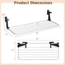 Portable Clothes Drying Rack Extendable Radiator Clothes Airer with Robust Aluminum Frame