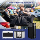 Portable DJ Booth with Adjustable Feet and Detachable Tabletop