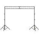 Portable Lighting Truss System Height Adjustable DJ Light Stand with 2 Folding Tripods