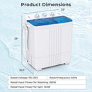 Portable Washing Machine with Built-in Drain Pump