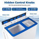 Portable Washing Machine with 18 LBS Washer and 8 LBS Spinner Combo