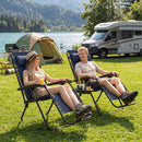 Zero Gravity Lounge Chairs Set of 2 with Cup Holders
