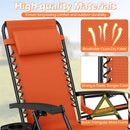 Zero Gravity Recliner Chair with Cup Holder and Pillow