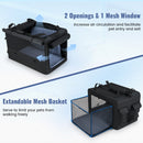 Portable Foldable Pet Carrying Bag with 2 Openings and Comfy Cushion-M