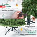 6-8 Ft Pre-Lit Artificial Christmas Tree with Remote Control