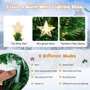 Prelit Fiber Optic Christmas Tree with Warm White Lights