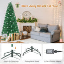 Prelit Fiber Optic Christmas Tree with Warm White Lights