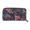 Skulls and Flowers Clutch Handbag