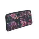 Skulls and Flowers Clutch Handbag