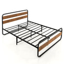 Arc Platform Bed with Headboard and Footboard-Full Size
