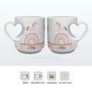 Unicorn Mug - Personalized Unicorn Cup with Heart Shaped Handle & Custom Name