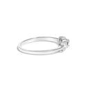 .925 Sterling Silver Diamond Accent "MOM" Ring (J-K Color, I2-I3 Clarity) - Ring Size 7