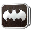 Batman Framed Marquetry Black Walnut/Metal - Matte Rock Star Buckle