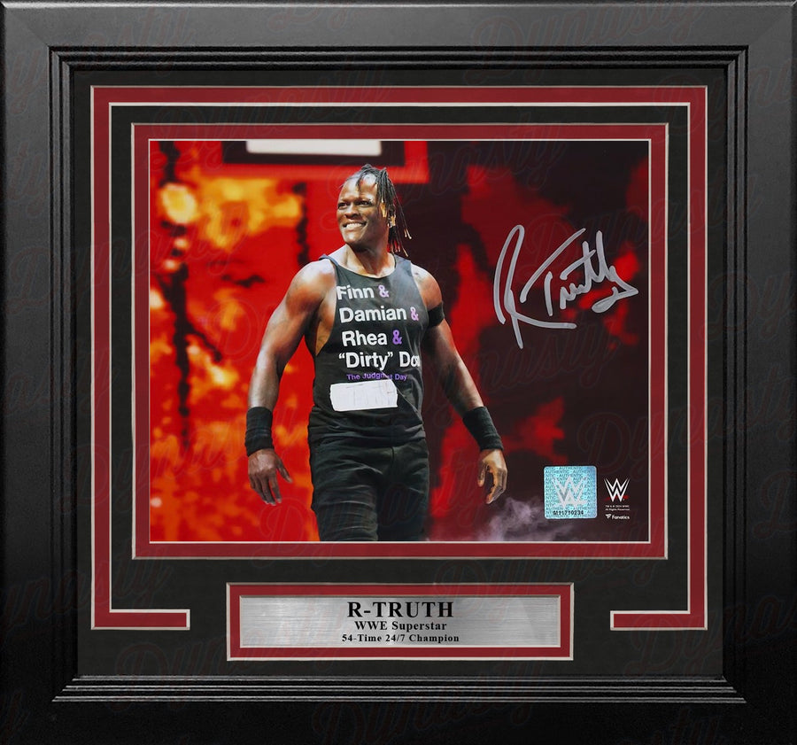R-Truth Judgment Day Entrance Autographed 8