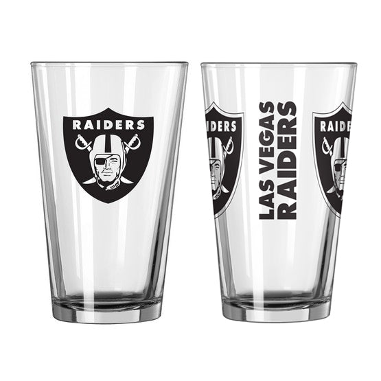 Las Vegas Raiders Game Day Pint Glass