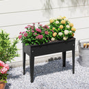 Raised Garden Bed Elevated Metal Planter Box with Legs Drainage Holes