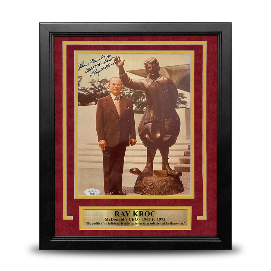Ray Kroc McDonald's CEO Autographed 8