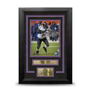 Ray Lewis in Action Baltimore Ravens 8" x 10" Framed Football Photo with Engraved Autograph