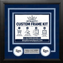 Tampa Bay Rays Custom MLB Baseball 8x10 Picture Frame Kit (Multiple Colors)