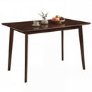 Rectangle Dining Table for 4-6 People 47" Kitchen Table-Walnut