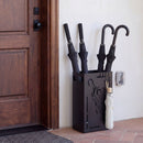 Rectangular Umbrella Stand with Removable Drip Tray