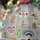 Regulate Guns Not Uteruses Pro-Choice Vinyl Sticker