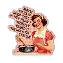 Retro Ladies Sticker Bundle | Glossy Die Cut Vinyl Sticker