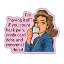 Retro Ladies Sticker Bundle | Glossy Die Cut Vinyl Sticker