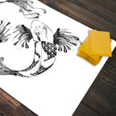 Tribal Koi Black and White Playmat