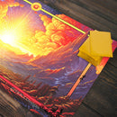 Exploding Red Sunset Landscape Playmat