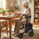 Rollator Walker for Seniors Folding Rolling Walker with Seat