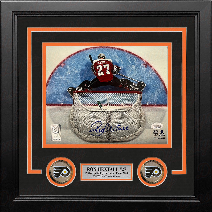 Ron Hextall Above the Crease Philadelphia Flyers Autographed 8