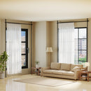 Room Divider Curtain Rod with Adjustable Floor to Ceiling Tension Rod No Drilling Required