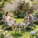 Round Patio Storage Side Table for Poolside and Balcony