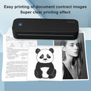 Portable A4 Thermal Printer Document Tattoo Printer Bluetooth Wireless Mini Printer Notes lmage Photo Printing Machine A4 Paper