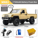 ZWN 1:12 RC Car MN82 PRO 4WD Off-Road Truck with Headlights