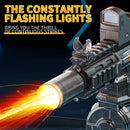 New M416 Electric Water Gun – High-Pressure Outdoor Toy with Light & Flame Effect