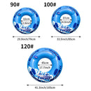 Double Airbag Swimming Ring Anti-Roll Inflatable Float for Kids & Adults