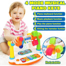 Baby Piano Musical Toy – Light-Up Keyboard & Rotating Music Toy