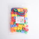 Beaded DIY Puzzle Bracelet – Educational Geometry Shape Toy for Kids