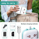 Mini Printer Portable Bluetooth Wireless Smart Label Thermal Portable Printers Stickers Paper Wireless Printers Children Gifts