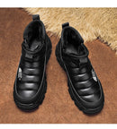 Winter Snow Boots, Men's Insulated Warm Cotton Boots, Anti-slip and Wear-resistant Hiking Shoes, Casual Outdoor Boots